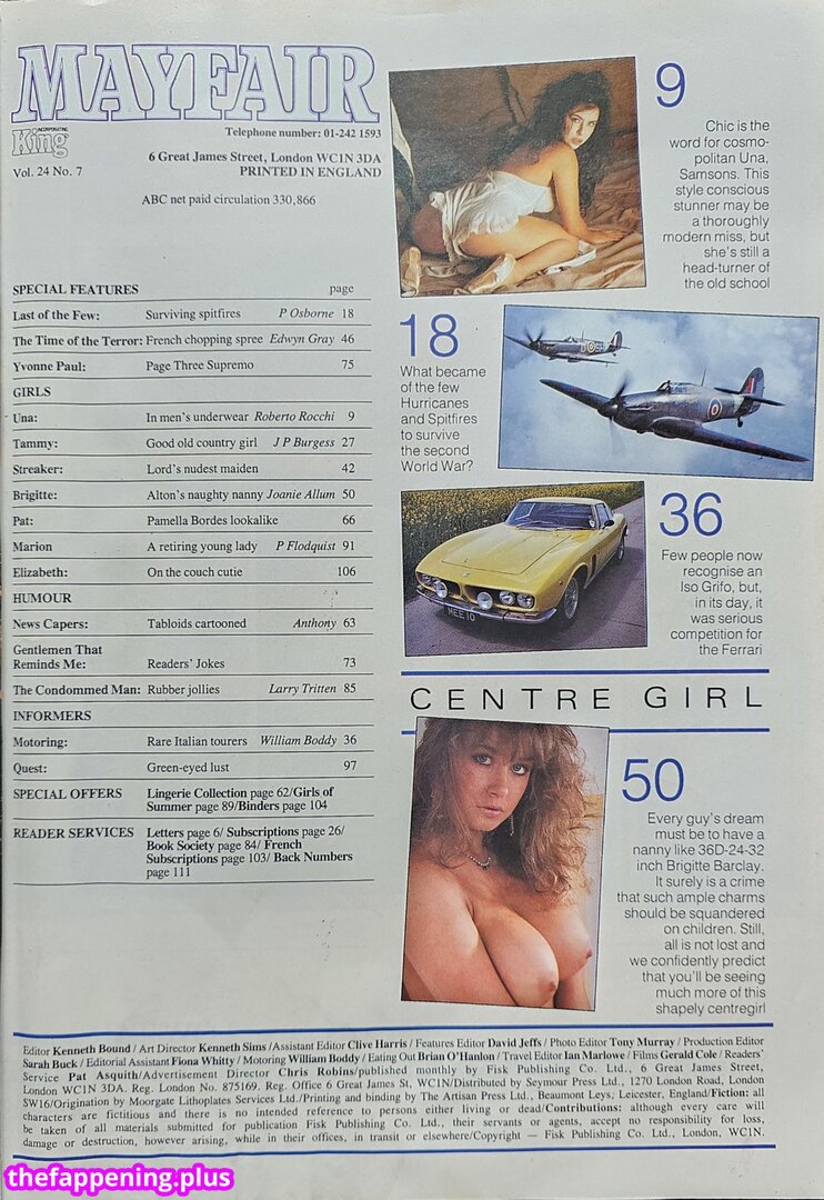 1980'S & Early 90'S Page 3 Girls / GlamourTeaJames / https: / mariawhittaker 裸照OnlyFans照片 #331