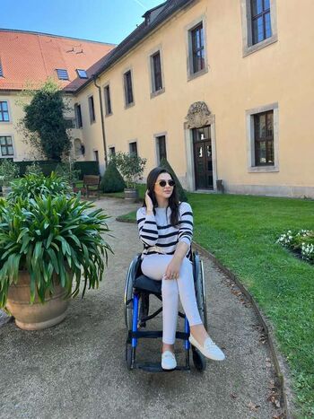 Pretty Wheelchair Girl