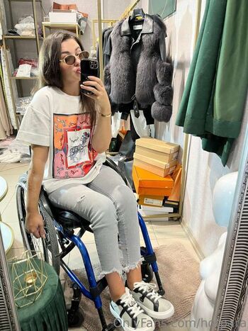 Pretty Wheelchair Girl
