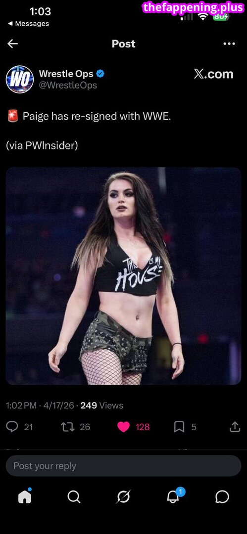 Saraya Bevis / WWE's Paige / realtonistorm / saraya Nude OnlyFans Photo #4